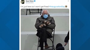 Here are some of the best inauguration memes of Bernie Sanders sitting in his chair