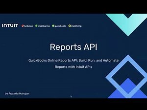 QuickBooks Online Reports API: A Guide to Building & Automating Financial Reports