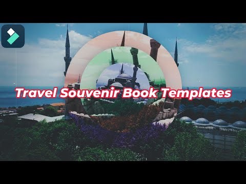 Filmora 13 - Travel Souvenir Book Templates