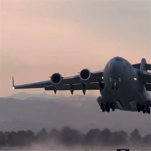 C-17 Globemaster III in Action – The Largest Cargo Plane Ever Built #military #aircraft #shorts