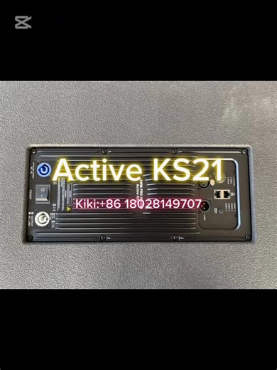 Active KS21： Maximum output sound pressure: 138dB Bass: 21“ × 1 (neodymium magnetic driver) Rated power: 1800W 📍Based in Foshan, China 🔊High end pro Audio & Line array system 🏭Factory direct｜OEM/ODM 📱WhatApp: 86 18028149707 ☎️WeChat: 86 18028149707 #linearray #amplifier #subwoofers #liveevent #proaudio