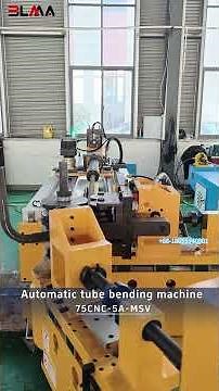 Seamless Pipe Bending | Watch the DW75CNC-5AMSV Deliver Perfect Curves!