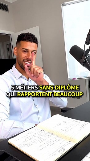 5 métiers encore peu connus qui rapportent beaucoup sans diplome #metier #pasdediplome #digital #job #emploi #communitymanager #closer #monteurvideo #videaste #argent #bienpayer #opportunite