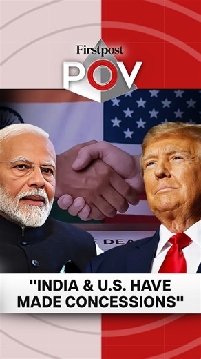 Firstpost on Instagram: "#FirstpostPoV: Why did Trump agree to India-U.S. trade deal? Economist reveals Donald Trump has agreed to cut the tariffs on Indian goods from 50% o 18% as part of a newly struck trade deal. The US president claims India will cut off Russian oil purchases and buy American goods worth $500 billion. Why did Trump agree to a deal now? Who will walk away happier from this deal? Economist Ed Hirs answers in conversation with Firstpost's @prathik.vinod."