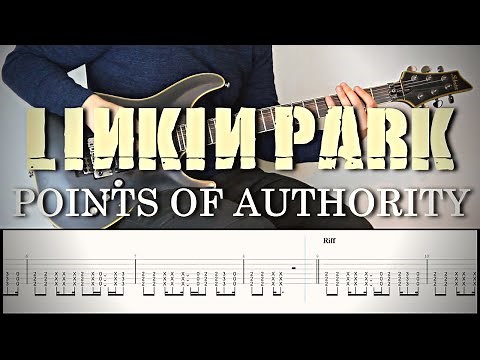 LINKIN PARK - POINTS OF AUTHORITY | Guitar Cover Tutorial (FREE TAB)