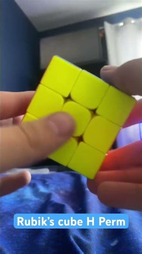 Rubik’s cube H perm