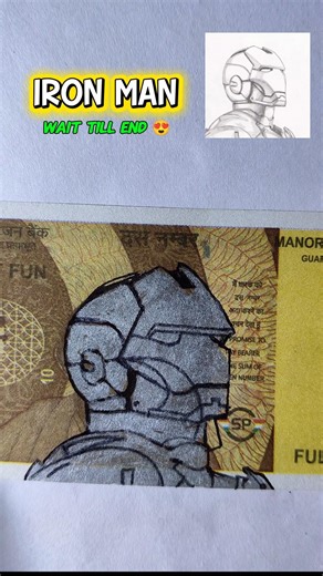 Iron Man on ₹10 🔥 When Marvel meets Indian currency 💸 #IronManEdit