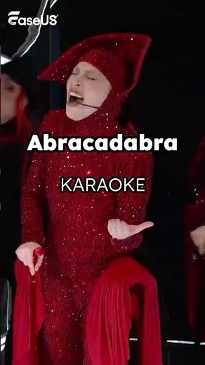 Abracadabra - karaoke music [Lady Gaga] #ladygaga #abracadabra #saturdaynight #easeusvocalremover