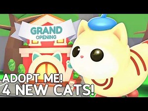 How To Get ALL 4 NEW CATS In Adopt Me Cat Cafe!