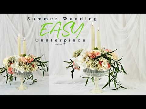 DIY EASY Summer Candelabra Centerpiece! | Wedding Decor On A Budget!| DIY Step by Step Tutorials