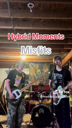 Hybrid Moments by The Misfits - Band Cover - Mindless Cosnumption #drums #misfits #band #guitar #bass #singing #mindlessconsumption #hybridmoments @beckett @Max @nithybiglaugh @Beckett