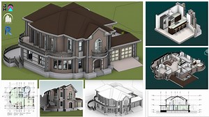 🟣Revit Full House - 2D to Final Documentation in Revit