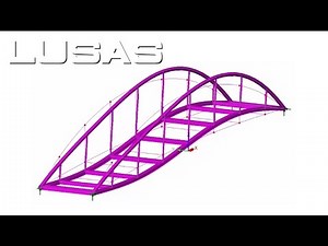 Modelling footbridge dynamics with LUSAS (Part 2 - Progressing the model)