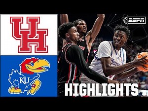🚨 2OT THRILLER 🚨 Houston Cougars vs. Kansas Jayhawks | Full Game Highlights | ESPN CBB