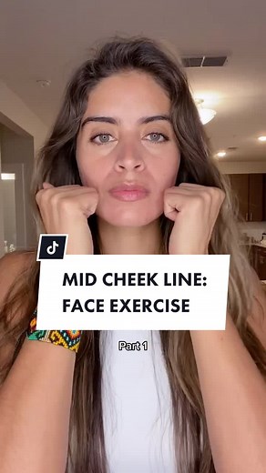 How to Eliminate Mid Cheek Lines with Face Exercises