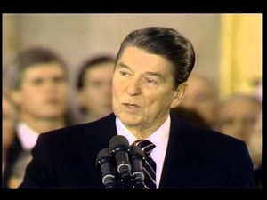 President Reagan's Second Inaugural Ceremony