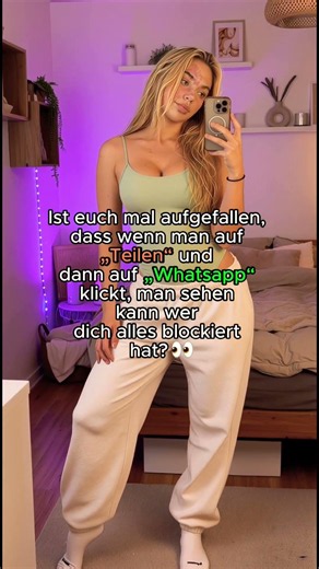 man sehen kann wer dich alies blockiert hat? 👀