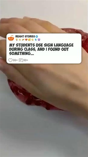 My students use sign language during class, and I found out something horrific..🫢👹 #reddit