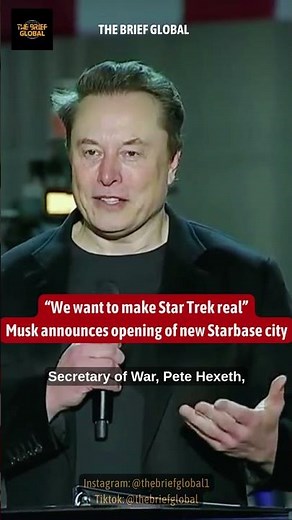 Elon's Star Trek Dream City Is Now Real 🚀 #starbase #spacex #innovation