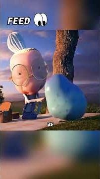 The monster opened its big mouth and was ready to eat the old man. #usa #cartoon #animation #foryou