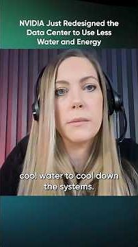 NVIDIA Just Redesigned the Data Center to Use Less Water and Energy with Christina Stathopoulos