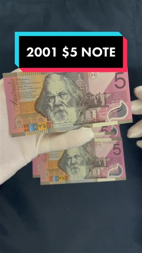 Rare 2001 $5 Australian Banknote Federation Collection