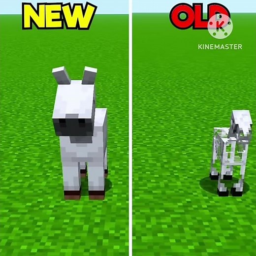Minecraft Textures Then vs Now!