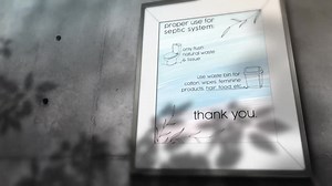 Septic Tank Sign - How to Use - Minimalist Lines - Etsy Canada