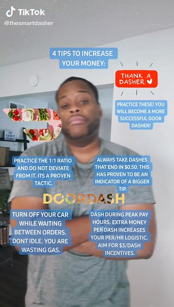 4 Tips to BIGGER MONEY! #doordashtips #thesmartdasher #fooddelivery #doordashhacks #doordash