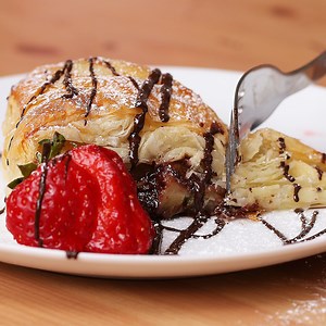 Double Chocolate and Fruit Breakfast Pastry | Tasty UK