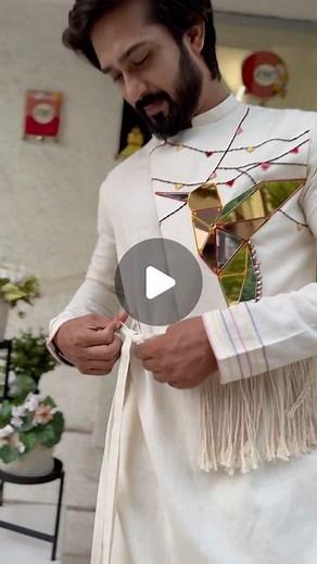 Jama (art of dressing) | “Flapping bird” kurta from the Darpan Navratri collection. . . . #menskurta #navratrifashion #ethincwear #menfashion #navratrispecial... | Instagram