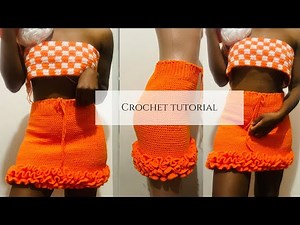 How to crochet ruffle skirt | n00rvana inspired | Beginner friendly