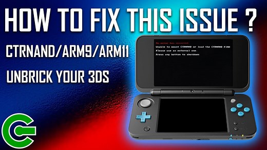 USE THIS GUIDE TO FIX THE "UNABLE TO MOUNT CTRNAND", ARM11, ETC ON THE 3DS - Sthetix