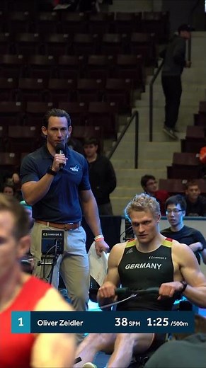 Olli Zeidler set an astonishing time of 5:37.3 to win the 2023 World Rowing Indoor Championships!