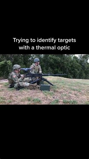 Looked like a target in the Thermal Optics to me #miltok... #Shorts #ejhunyadi