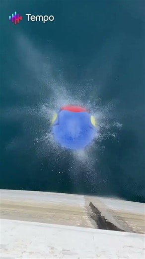 Water Fireworks Of Super Mario #tempoapp #shorts