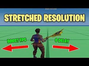 How *PROS* Play Fullscreen Stretched Resolution In Fortnite! (BOOST FPS + 0 DELAY)