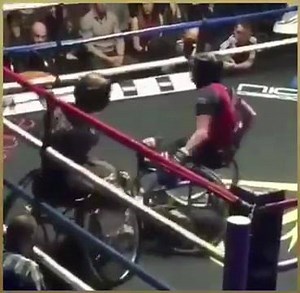 The fight is real. Wheelchair boxing looks incredibly tough. Maximum respect to these guys for their art of the ‘Sweet Science’ | Boxxer