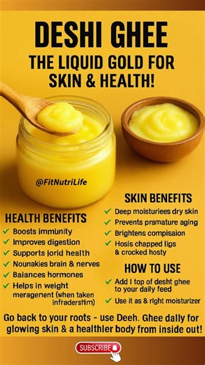 Deshi Ghee Benefits: Liquid Gold for Glowing Skin & Stronger Health Naturally