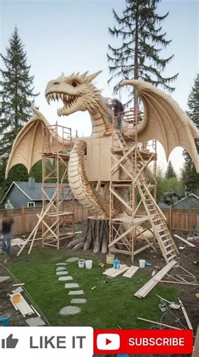 🛠️🏠dragon style house#building #tinyhouse #realwaystomakemoneyfromhome