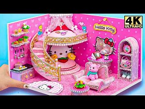 Build Hello Kitty Pink Fashion Boutique House with Luxury Bedroom for Two ❤️ | DIY Miniature House