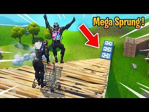Mit BOUNCE PAD auf andere INSEL springen ? (Fortnite)