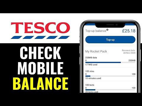 How To Check Tesco Mobile Balance 2025 (QUICK GUIDE)