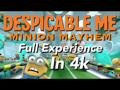 [4k] Despicable Me Minion Mayhem - Full Experience