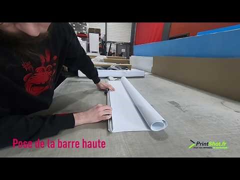 Montage et impression d'un Roll Up