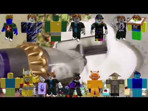 Yet another HowToBasic reaction with 14 Roblox Players