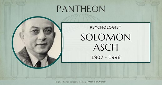 Solomon Asch Biography | Pantheon