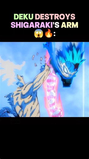 DEKU DESTROYS SHIGARAKI'S ARM 😱🔥 | #myheroacademia #edit #mha #anime
