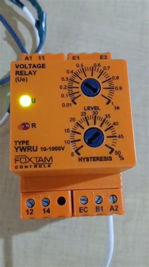 Foxtam Controls YWRU Voltage Relay | Under & Over Voltage Protection Relay