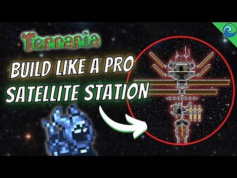 How to build in Space -- Satellite Station || Terraria 1.4 Speedbuild || Awesome Terraria Builds